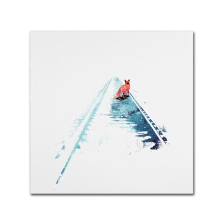 Trademark Fine Art Robert Farkas 'From Nowhere To Nowhere' Canvas Art, 24x24 ALI2267-C2424GG